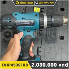 Máy Khoan Vặn Vít Dùng Pin Makita DHP453SFX8 / 18V 3.0Ah