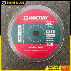 Lưỡi Cắt Sắt Hợp Kim 210mm Dekton DK-B210S Đa Vật Liệu | Hàng Chính Hãng, Có VAT