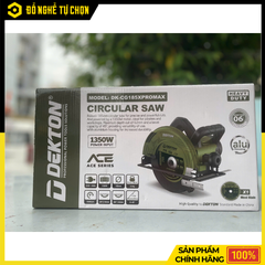 Máy Cưa Gỗ 185mm Dekton DK-CG185XPROMAX – 1500W, Tốc Độ 6000 Vòng/Phút, Cắt Mạnh Chính Xác | Hàng Chính Hãng, Có VAT