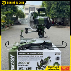 Máy Cắt Nhôm Trượt Dekton DK-CN256XPLUS – 2000W – Lưỡi 255mm 120 Răng – Có Laser Soi Đường Cắt – Hàng Chính Hãng Có VAT