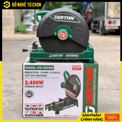 Máy Cắt Sắt 355mm Dekton DK-CS2400PRO – Gọn Nhẹ, Cắt Nhanh Chính Xác | Hàng Chính Hãng, Có VAT