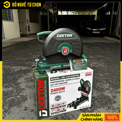 Máy Cắt Sắt 355mm Dekton DK-CS2400PRO – Gọn Nhẹ, Cắt Nhanh Chính Xác | Hàng Chính Hãng, Có VAT