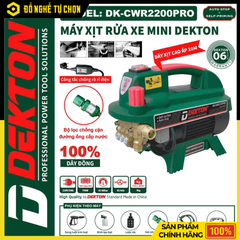 MÁY RỬA XE DEKTON DK-CWR2200PRO 790W – NHỎ GỌN, CÓ CHỈNH ÁP, DỄ SỬ DỤNG | Hàng Chính Hãng, Có VAT