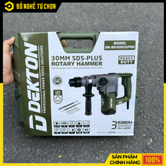 Máy khoan cầm tay, hiệu DEKTON, dụng cụ cầm tay hoạt động bằng động cơ điện, model DK-RH3002