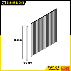 Đinh Thẳng Makita F-31854 Inox Không Gỉ 35mm, Bắn Chính Xác, Độ Bền Cao Cho Thi Công Nội Thất | Hàng Chính Hãng, Có VAT