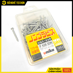 Vít bằng sắt UNIKA F-438-SDN 4x38mm – Bắt chắc, chống gỉ, bền theo thời gian - Hàng Chính Hãng, Có VAT