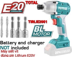 Máy siết vít dùng pin Lithium-ion E20 hiệu Total TIRLIE2001 - 20V