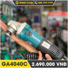 Máy Mài Góc (100MM/1400W/Công Tắc Trượt) Makita GA4040C
