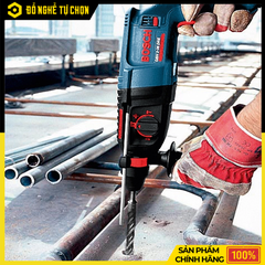 Máy Khoan Búa Bosch GBH 2-26 DRE 800W – Khoan Bê Tông SDS Plus 26mm – Hàng Chính Hãng Có VAT