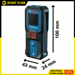 Máy Đo Khoảng Cách Laser Bosch GLM 30-23 – Đo Chính Xác ±1.5mm – Phạm Vi 30m – Hàng Chính Hãng Có VAT