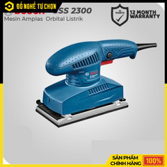 Máy Chà Nhám Rung Bosch GSS 2300 – 190W – 24.000 OPM – Thiết Kế Nhỏ Gọn, Hiệu Suất Cao – Hàng Chính Hãng Có VAT