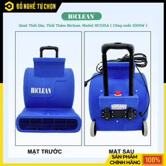 Quạt Thổi Thảm Hiclean HC535A – Công Suất Mạnh, Làm Khô Nhanh, Tiết Kiệm Thời Gian Vệ Sinh | Hàng Chính Hãng, Có VAT