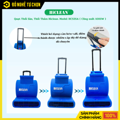 Quạt Thổi Thảm Hiclean HC535A – Công Suất Mạnh, Làm Khô Nhanh, Tiết Kiệm Thời Gian Vệ Sinh | Hàng Chính Hãng, Có VAT