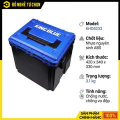 Thùng Đựng Đồ Nghề KHD4233 Nhựa ABS Nguyên Sinh – Chống Nước, Chống Va Đập, Siêu Bền | Hàng Chính Hãng, Có VAT