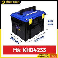 Thùng Đựng Đồ Nghề KHD4233 Nhựa ABS Nguyên Sinh – Chống Nước, Chống Va Đập, Siêu Bền | Hàng Chính Hãng, Có VAT