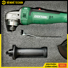 [THÂN] Máy Mài Góc Dùng Pin Dekton M21-AG100CP (Chưa Pin & Sạc) – Động Cơ Không Chổi Than, Mạnh Mẽ, Linh Hoạt, Hàng Chính Hãng, Có VAT