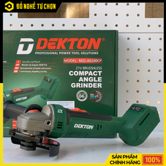 [THÂN] Máy Mài Góc Dùng Pin Dekton M21-AG100CP (Chưa Pin & Sạc) – Động Cơ Không Chổi Than, Mạnh Mẽ, Linh Hoạt, Hàng Chính Hãng, Có VAT