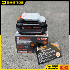 Pin 21V 4.0Ah Dekton M21-B4085PLUS Dòng Xả Cao 85A | Hàng Chính Hãng, Có VAT