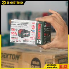 Pin 21V 4.0Ah Dekton M21-B4090PROMAX – Hiệu Suất Cao, Bền Bỉ, Hàng Chính Hãng, Có VAT