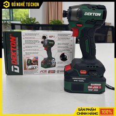 [THÂN] Máy Vặn Vít Dùng Pin 21V Dekton M21-CV250PROMAX – Lực Siết 250Nm, 4 Cấp Tốc Độ, Hiệu Suất Vượt Trội – Hàng Chính Hãng, Có VAT