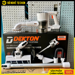 Máy Hút Bụi Dùng Pin Dekton M21-HB02BL (Chưa Pin & Sạc) – Lực Hút Mạnh, Động Cơ Không Chổi Than, Hàng Chính Hãng, Có VAT