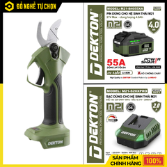 Kéo Cắt Cành Pin Dekton 21V M21-MCC28PRO / MCC28XPRO – Cắt 28mm, Brushless, Siêu Nhẹ | Hàng Chính Hãng, Có VAT
