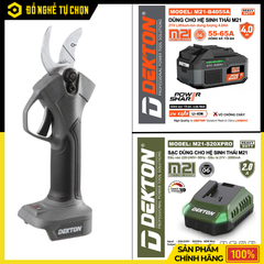 Kéo Cắt Cành Pin Dekton 21V M21-MCC28PRO / MCC28XPRO – Cắt 28mm, Brushless, Siêu Nhẹ | Hàng Chính Hãng, Có VAT