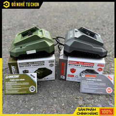 Đế Sạc Pin Dekton 21V 2.5A M21-S25Pro – Sạc Nhanh, An Toàn, Tương Thích Rộng – Hàng Chính Hãng, Có VAT