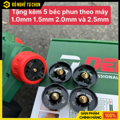[THÂN] Máy Phun Sơn Dùng Pin Phổ Thông 21V Dekton M21-SPS1000 – Phun Mạnh, Đều Mịn, Linh Hoạt Mọi Không Gian, Hàng Chính Hãng, Có VAT