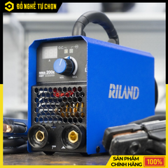 MÁY HÀN MINI RILAND MMA 200E – NHỎ GỌN, MẠNH MẼ, HÀN MƯỢT KHÔNG DÍNH QUE