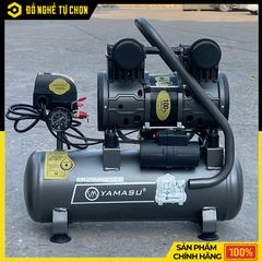 Máy Nén Khí Yamasu NKS 1.5HP – 12L Giảm Âm Không Dầu | Hàng Chính Hãng, Có VAT