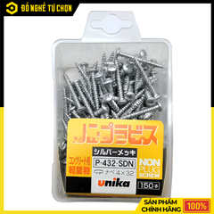 Ốc Vít Bắt Tường Bê Tông 4.0x32mm Đầu Tròn Unika P-432-SDN | Hàng Chính Hãng, Có VAT