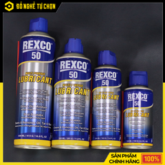 Dầu Bôi Trơn Đa Năng Lubricant Rexco 50 RX-SP0007 – 220ml – Chống Rỉ, Bôi Trơn, Làm Sạch – Hàng Chính Hãng Có VAT