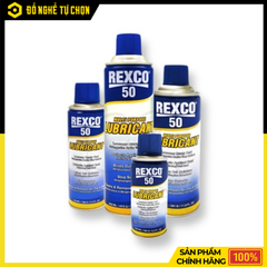 Dầu Bôi Trơn Đa Năng Lubricant Rexco 50 RX-SP0006 – 120ml – Chống Rỉ, Bôi Trơn, Làm Sạch – Hàng Chính Hãng Có VAT