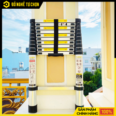 Thang Nhôm Rút Đơn Sumika SK320 Cao 3.2m Gọn Nhẹ | Hàng Chính Hãng, Có VAT