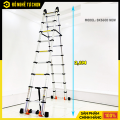 Thang Rút Nhôm Đôi Sumika SK560D NEW 2m8 – Đa Năng, Chắc Chắn, Linh Hoạt Cho Mọi Công Việc | Hàng Chính Hãng, Có VAT