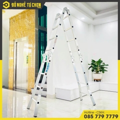 Thang Nhôm Gấp Đa Năng 4 Đoạn - 16 Bậc Sumika SK604