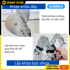Thang Nhôm Chữ A Mở Rộng Sumika SKM404 – Đa Năng, An Toàn, Tiện Lợi Cho Mọi Công Việc Trên Cao – Hàng Chính Hãng, Có VAT