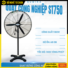 Quạt Công Nghiệp Dạng Đứng Sumika ST750 – Lưu Lượng Gió Lớn, Hoạt Động Mạnh Mẽ, Bền Bỉ, Hàng Chính Hãng Có VAT