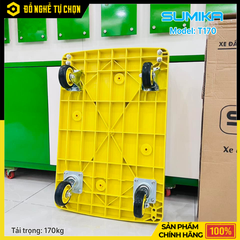 Xe Đẩy Hàng Sàn Nhựa SUMIKA T170 – Gọn Nhẹ, Chở Hàng 170kg | Hàng Chính Hãng, Có VAT