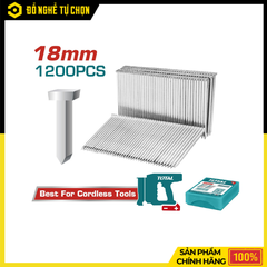 Đinh Bê Tông Total 18mm TAC12018 – Bắn Nhanh, Bám Chắc, Độ Bền Cao | Hàng Chính Hãng, Có VAT