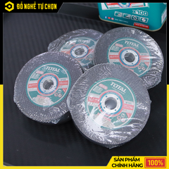 Bộ 100 Đĩa Cắt Kim Loại TOTAL TAC210105100 – 105mm – Cắt Inox, Thép, Sắt – Hàng Chính Hãng Có VAT