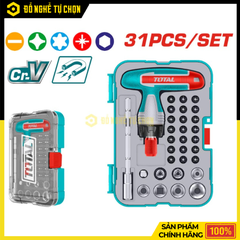 Bộ 31 tua vít - Hiệu Total - Model: TACSD30316