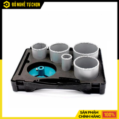 Bộ Mũi Khoét Lỗ Kiếng Cacbua 7 Chi Tiết Total TACSH2071 – Khoan Kính Chính Xác, Độ Bền Cao, Đầy Đủ Kích Thước | Hàng Chính Hãng, Có VAT