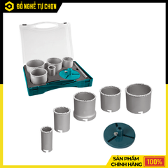 Bộ Mũi Khoét Lỗ Kiếng Cacbua 7 Chi Tiết Total TACSH2071 – Khoan Kính Chính Xác, Độ Bền Cao, Đầy Đủ Kích Thước | Hàng Chính Hãng, Có VAT