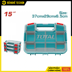 Hộp Đựng Ốc Vít 15 Inch Total TPBX1151 – Nhựa PP Bền Bỉ, Thiết Kế Xếp Chồng Tiện Lợi | Hàng Chính Hãng, Có VAT