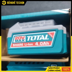 Máy mài góc không chổi than dùng pin 20V Total TAGLI261021 - Hàng Chính Hãng, Có VAT