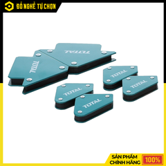 Bộ 6 Ke Nam Châm Hàn Total TAMWH6002 – Mini & 3 Inch, Giữ Góc Chuẩn | Hàng Chính Hãng, Có VAT