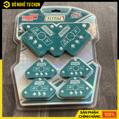 Bộ 6 Ke Nam Châm Hàn Total TAMWH6002 – Mini & 3 Inch, Giữ Góc Chuẩn | Hàng Chính Hãng, Có VAT