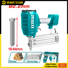 Súng Bắn Đinh Bê Tông Khí Nén Total TAT8641 Dùng Đinh 18–64mm | Hàng Chính Hãng, Có VAT